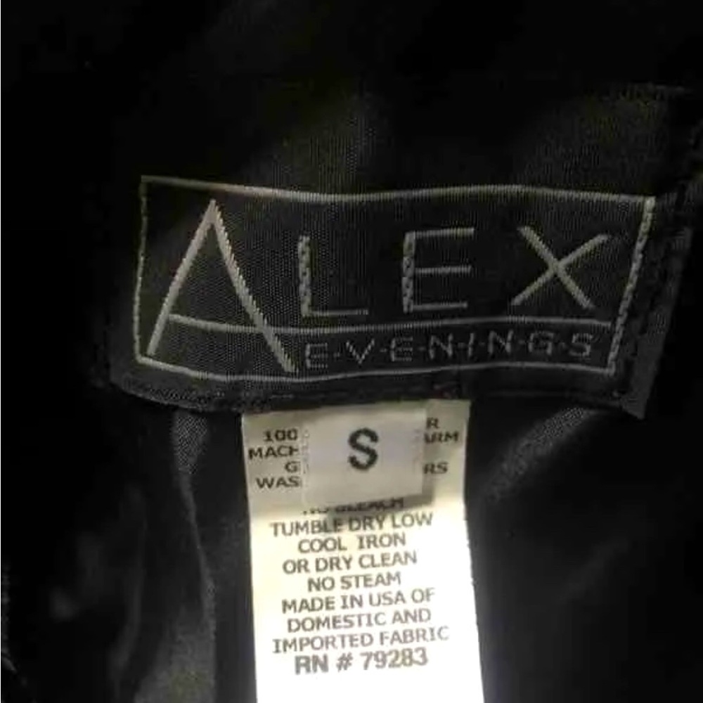 Alex Evenings NWT Elegant Long Black Skirt **Size S** - Picture 4 of 4